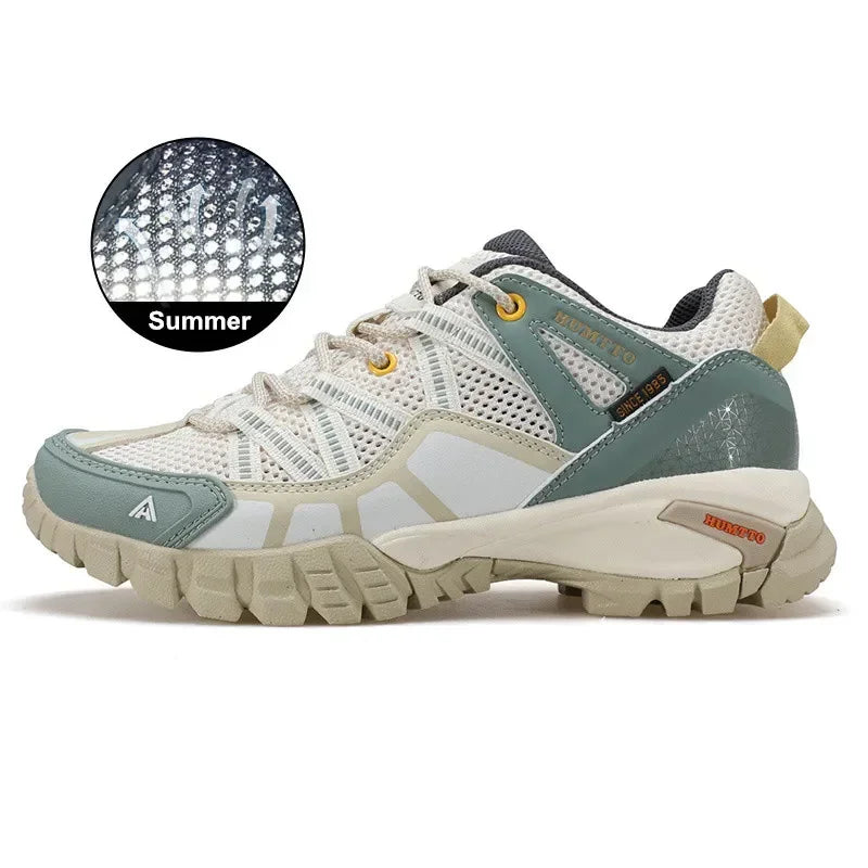 HUMTTO Women's Sports Shoes Anti-slip Hiking Shoes Outdoor Boots for Women Luxury Designer Sneakers Winter Woman Treeking Boots