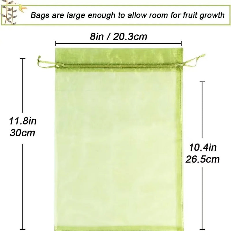 Insect-Proof Fruit Gauze Bag Protective Cover for Harvested Produce Garden Mesh Bag