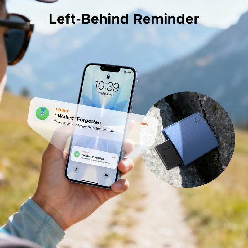 UGREEN Finder Slim 2 Global Tracker for Apple Find My, Official Certification, 7-Year Battery, Non-Rechargeable,Smart Tag