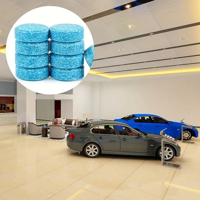 10/20pcs Car Windshield Cleaner Tablets, Effervescent Glass Washer Concentrate, All-Season Washer Fluid,Keep the glass clean