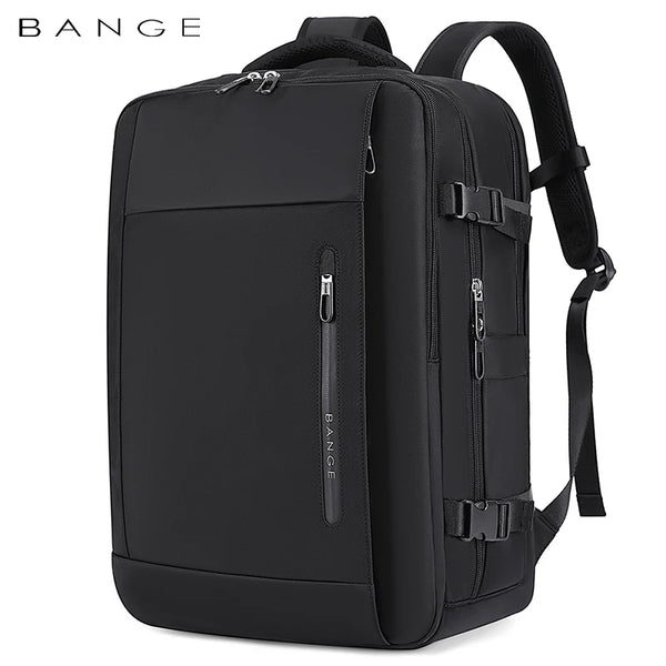 BANGE Large Men Backpacks for 15.6 Laptop USB Charge Travel Backpack Waterproof Wet Dry Pocket School Bags with Mesh Side Pocket