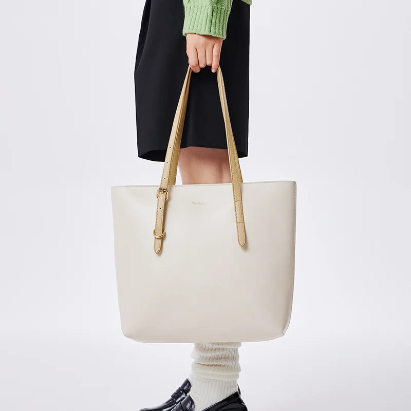 Semir Women Bag Tote 2026 Large Capacity Handheld Commuter Urban Casual Style Soft Comfortable Daily