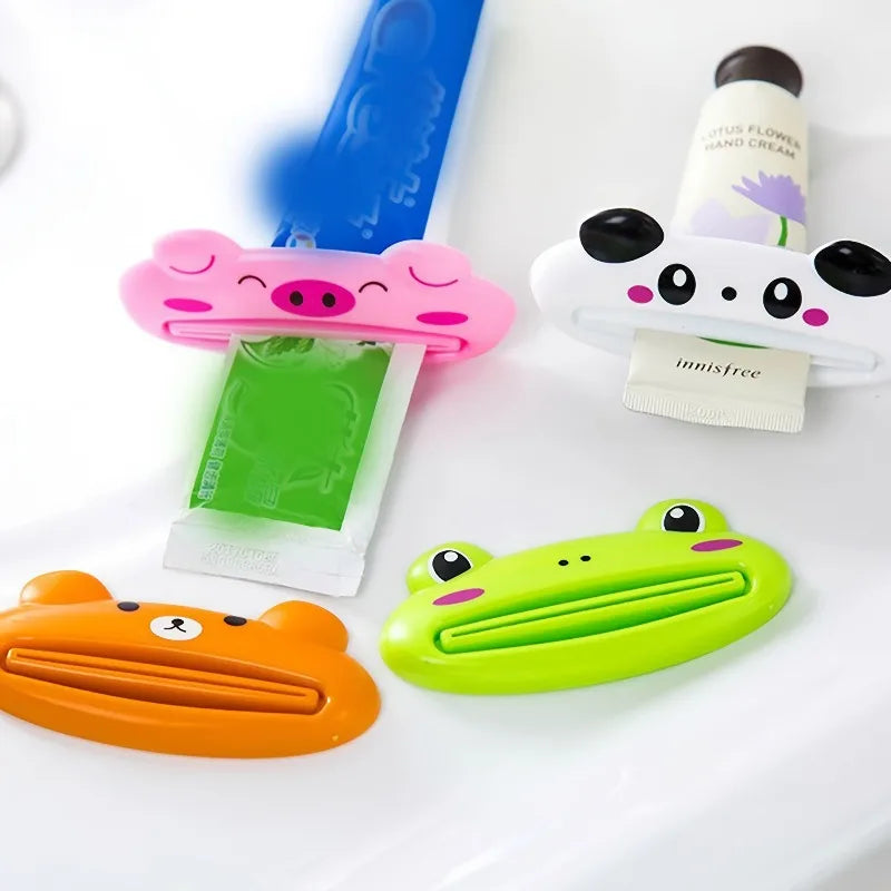 1pc Squeeze Toothpaste Dispenser Clips – Multi-Functional Bathroom supplies,Reduce Waste for Toothpaste And Facial Cleanser