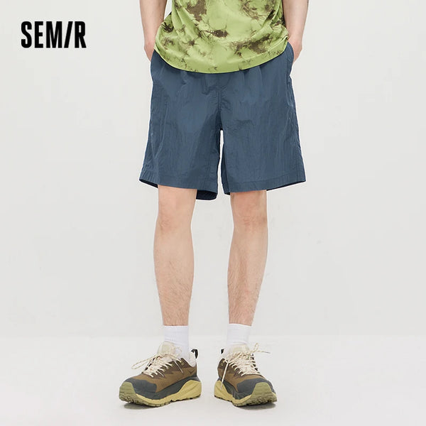 ខោខ្លីបុរស Semir បែបស្ព័រ ពាក់ក្រៅផ្ទះ មានហោប៉ៅដេរភ្ជាប់ ចង្កេះយឺត ខោខ្លីធម្មតា រដូវក្ដៅ 2026 ត្រង់
