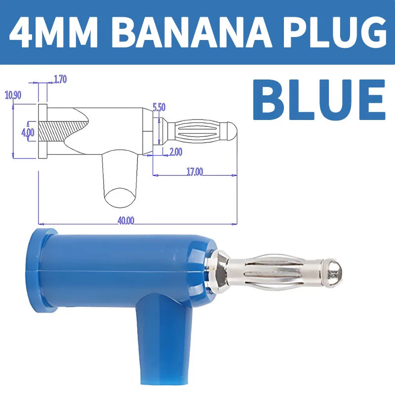 ឌុយចេកគ្មានខ្សែរ 4mm អាចដាក់ជាស្រទាប់ៗបាន – ក្បាលចង្កៀងភ្ជាប់រហ័ស ពណ៌ក្រហម/ខ្មៅ/បៃតង/លឿង/ខៀវ សម្រាប់ម៉ាល់ទីម៉ែត្រ និងអូស៊ីឡូស្កូប