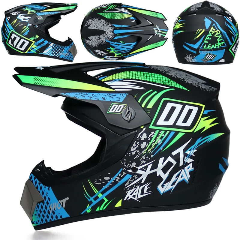 ORZ Latest Off-road Motorcycle Helmet ATV SUV Downhill Mountain Bike DH Car Helmet Cross Helmet Capacetes Motocross Dot Abs