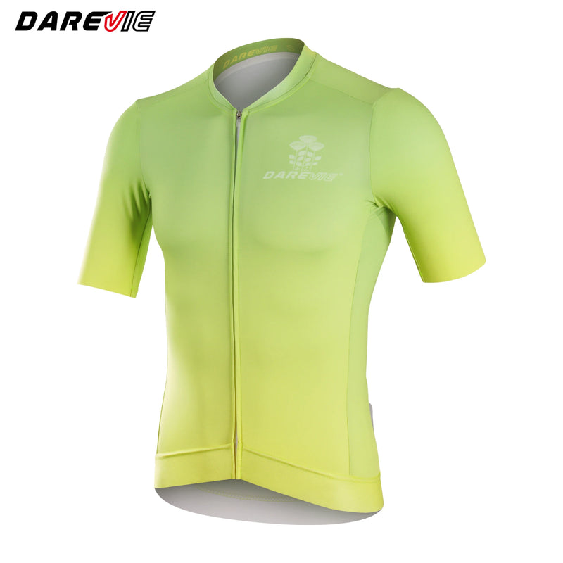 សម្លៀកបំពាក់ជិះកង់បុរស DAREVIE អាវយឺត Maillot ស្រូបយកសំណើម PRO Level សម្រាប់បុរស SPF 40+ ស្ងួតលឿន ទន់ស្រាល
