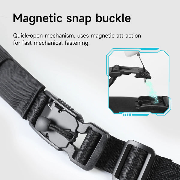 Tigernu Men Waterproof Crossbody Sling Bag Magnetic Buckle Multi Pocket Chest Bag For Travel Daily Commute