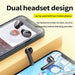MC BH207 True Wireless Earphones Dual Bluetooth Earphones with Microphone Call Couple Gift