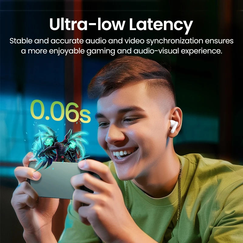 UGREEN HiTune P3 TWS Bluetooth Earphones Wireless Headphones 28H Earbuds Double Mic Call Noise Reduction In-Ear Handfree Earbuds