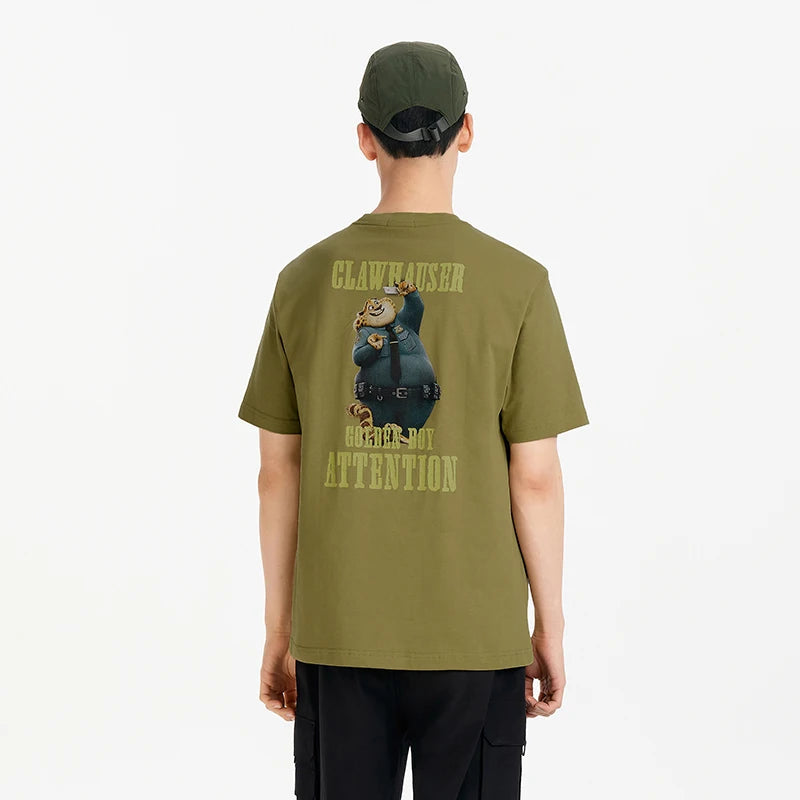 Semir Men Tshirt Cool Breathable Short Sleeve Summer 2026 Loose Round Neck Letter Graphic Cartoon Print Casual Style Top