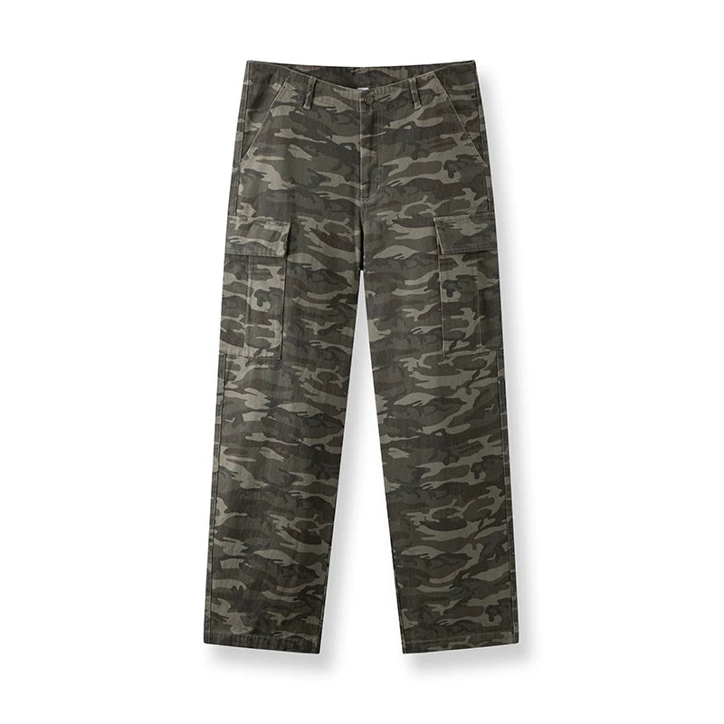 Semir Casual Pants Men Camo Cargo Pants Cool Relaxed Wide Leg 2025 Winter New Long Pants Outdoor Popular Men'S Clothing