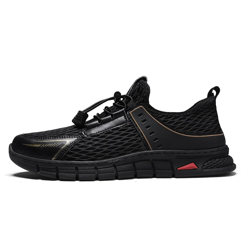Men Sports Shoes Summer New Mesh Breathable Comfortable Soft Sole Outdoor Casual Shoes Teenagers Daily Wear Jogging Shoes