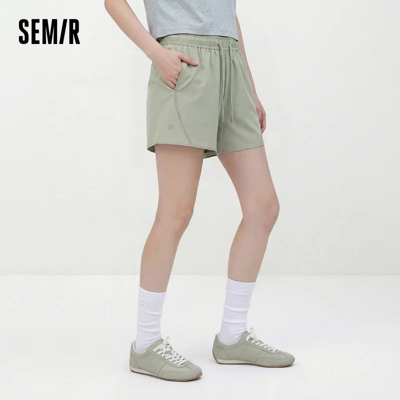 Semir Womens Shorts 2026 Moisture Wicking Quick Dry Cool Feeling Texture Loose Sports Outdoor Casual Soft