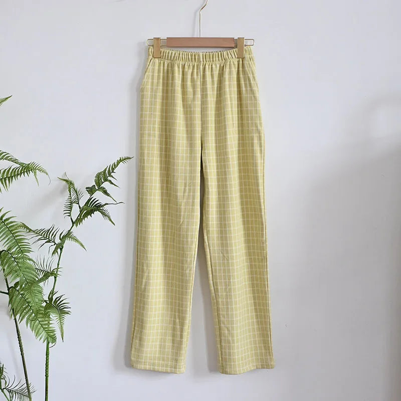 ខោ pajama ក្រាស់សម្រាប់ស្ត្រី រដូវស្លឹកឈើជ្រុះ និងរដូវរងាថ្មី ខោ pajama សម្រាប់ស្លៀកនៅផ្ទះ ខោរលុងសម្រាប់ស្លៀកពេលយប់ ខោសម្រាប់ស្លៀកពេលយប់សម្រាប់ស្ត្រី