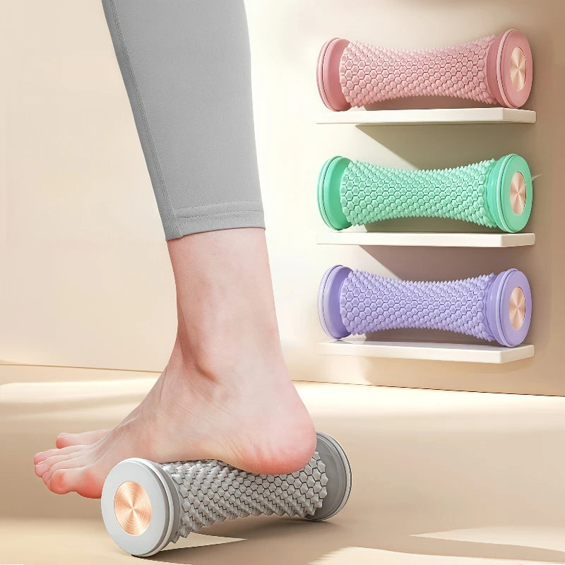 1pc massager, flat sole foot massage roller trainer, manual muscle relaxation tool, suitable for yoga and arch support，massager