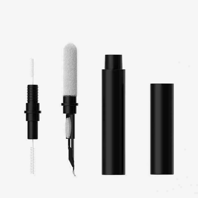 ឈុតសម្អាតសម្រាប់ Airpods Pro 1 2 3 ឧបករណ៍សម្អាតពហុមុខងារជាមួយជក់សម្រាប់កាសស្តាប់ត្រចៀកឥតខ្សែកាសប៊្លូធូស