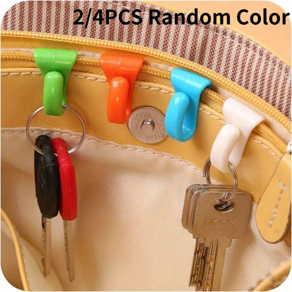 2/4pcs Key clip bag key hook,anti-lost key hook place inside the bag. key hook,wallet key clip suitable for wallets, handbags