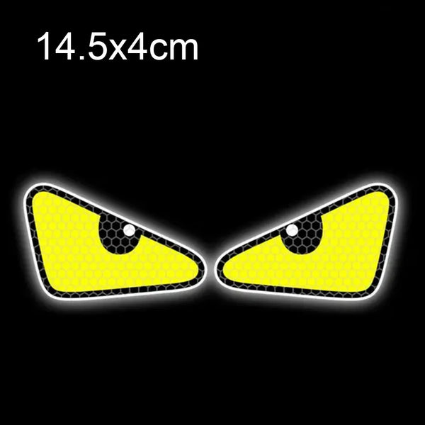 SEAMETAL Waterproof Car Motorcycle Stickers Reflective Eyes Helmet Fairing Rear Window Decoration Decals for Car Motorcycle Part