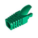 ZoeRax 100pcs Cat5E CAT6 RJ45 Ethernet Network Cable Strain Relief Boots Cable Connector Plug Cover Green CHINA