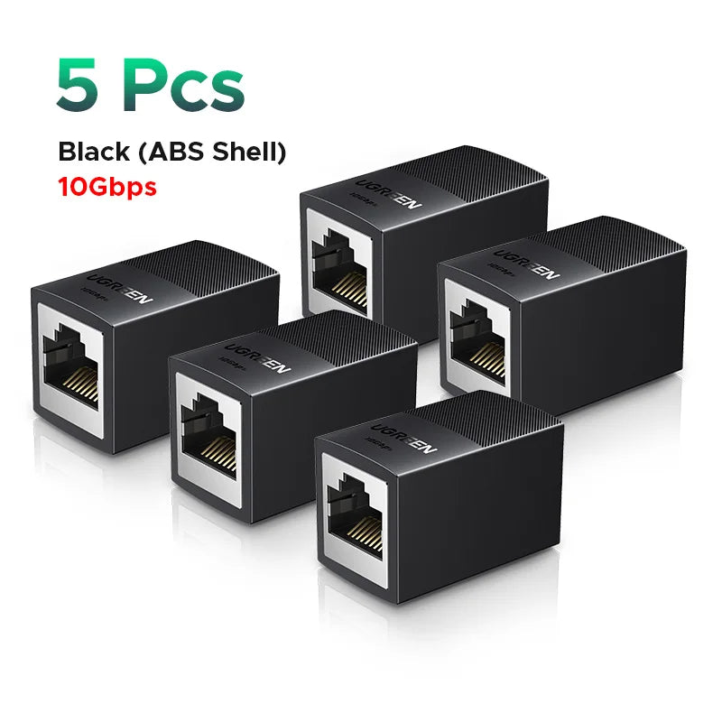 UGREEN 10Gbps RJ45 Connector Network Ethernet Extender PoE for Cat8/7/6A/6/5 Ethernet Cable Adapter Gigabit Female to Female