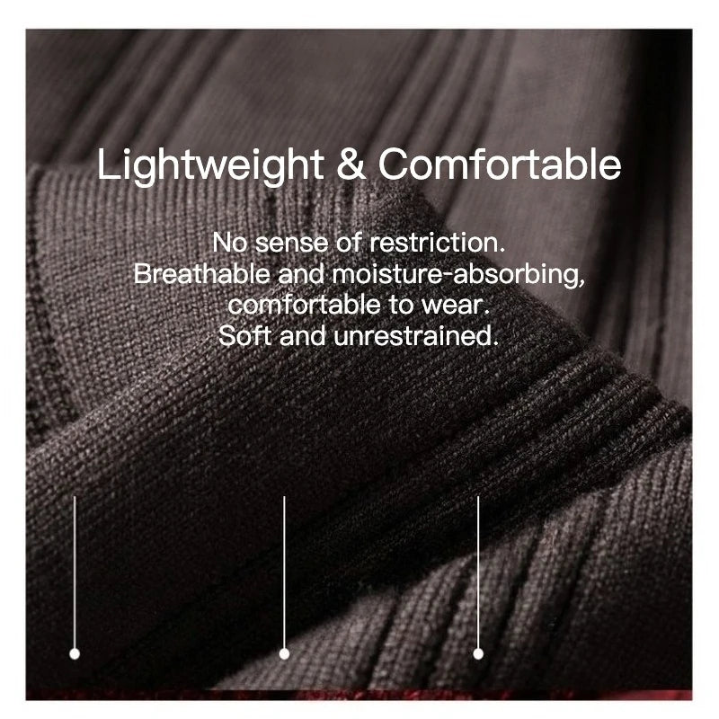 Men's Lightweight Knitted Cardigan – Breathable Business Casual Open Front Sweater, Soft Everyday Essential