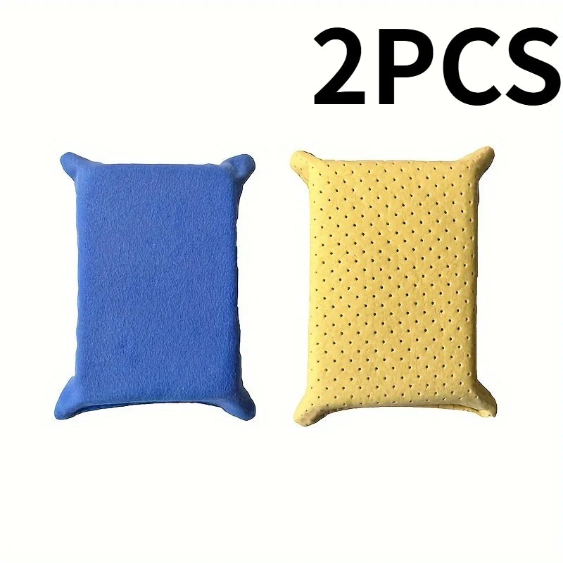1/2pcs Microfiber fiber car window sponge wipe, super absorbent, suitable for car window glass and mirrors Car cleaning tools