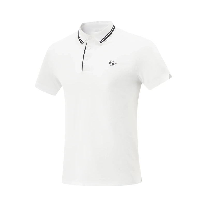 អាវយឺតបុរស Li-Ning Wade POLO កម្រិតស្ងួត 88% Polyamide 12% Elastane កម្រិតស្ងួត មានខ្យល់ចេញចូលបានល្អ អាវយឺតកីឡា LiNing APLV007