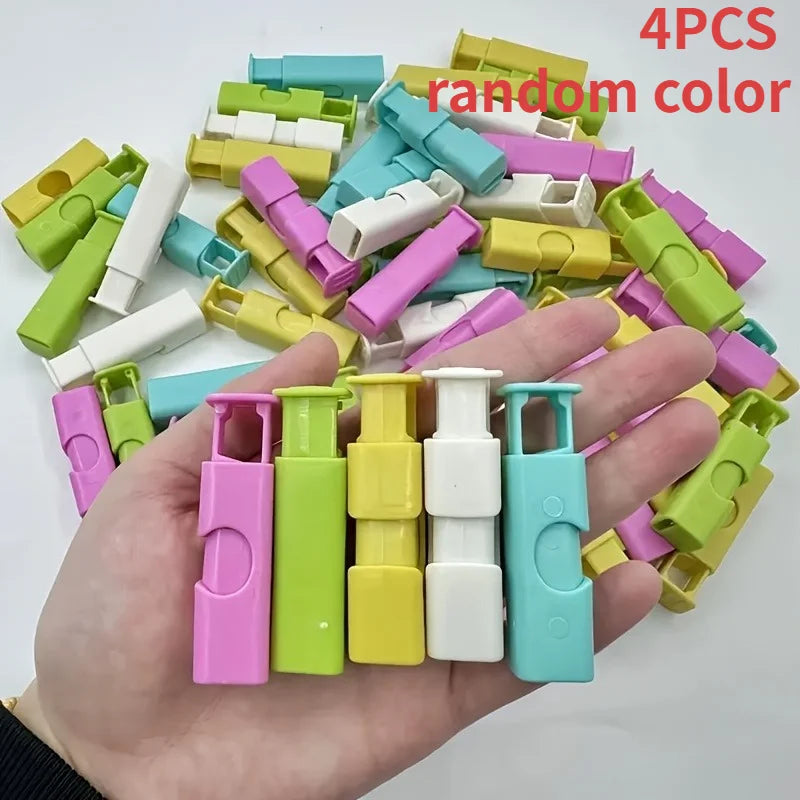 4/6PCS Bread Bag Clips, Bagel Bag Clips, Sealing Clips, Easy Squeeze Lock, Suitable for Sealing Various Bag kitchen gadgets