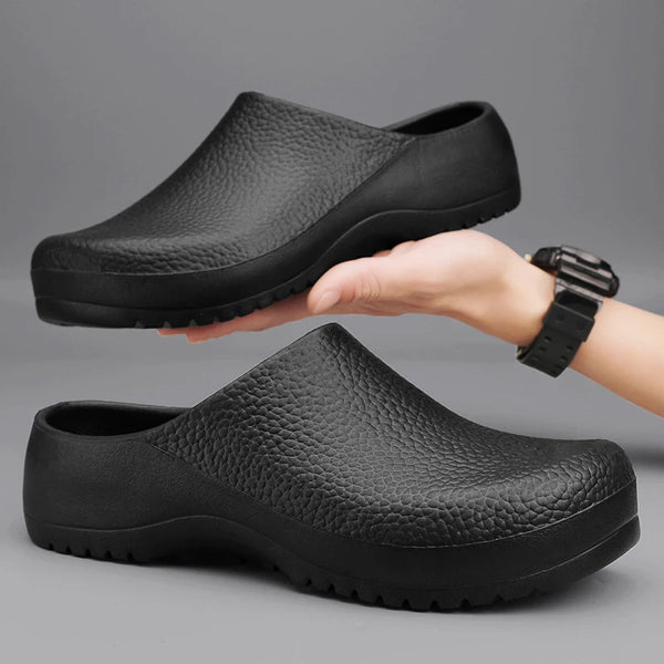 Couple's Chef Shoes Waterproof Anti slip Oil proof Soft Sole Summer Men Women Nurse Shoes Outdoor beache walking Casual Sandlas