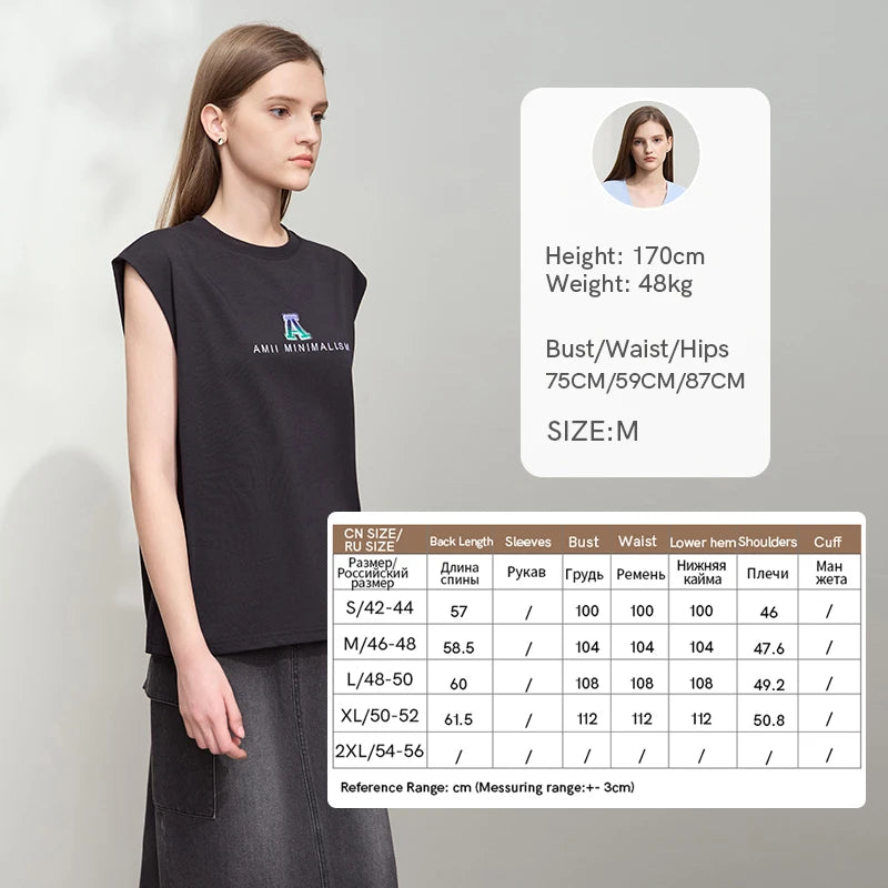 អាវយឺតកមូលសម្រាប់នារី Amii Minimalist រដូវក្តៅឆ្នាំ ២០២៦ អាវប៉ាក់ដៃខ្លីថ្មី ប៉ាក់អក្សរ អាវរលុង ស្លៀកទៅធ្វើការ 12512005