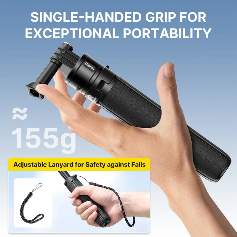 ដំបងថតរូប Selfie Ulanzi MT-74 Go-Quick II Magnetic Quick Release Tripod សម្រាប់កាមេរ៉ា Gopro Insta360 X3 DJI Action 4/3
