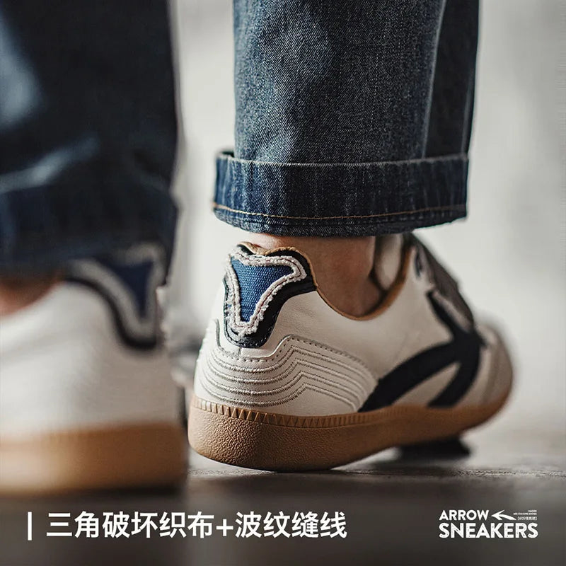 Maden Retro Training Shoes Classic Color-blocked Do Old Jogging Shoes Outdoor Low-top Sports Breathable Men's Casual Sneakers