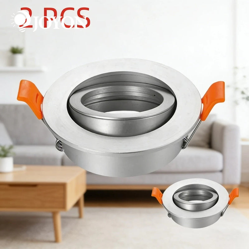 JOYON LED Recessed Downlight Round Ceiling Spot Light Replaceable Dimmable Lighting for Living Room Bedroom Kitchen Balcony
