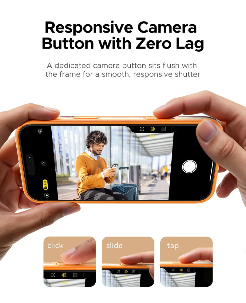 ORICO Magnetic Phone Case for iPhone 17 Clear Proof Slim Rugged Shockproof Protective