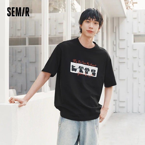 អាវយឺតបុរស Semir ឆ្នាំ ២០២៦ លំនាំប៉ាក់បែប Vintage ដ៏ស្រស់ស្អាត កមូល ទន់ ស្រួលពាក់