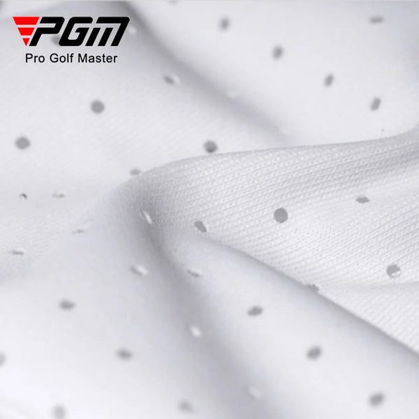 PGM Children's Golf Sports Top Boys Ribbed Collar Ice Silk Cool Long Sleeve Outdoor Golf T-shirt YF900