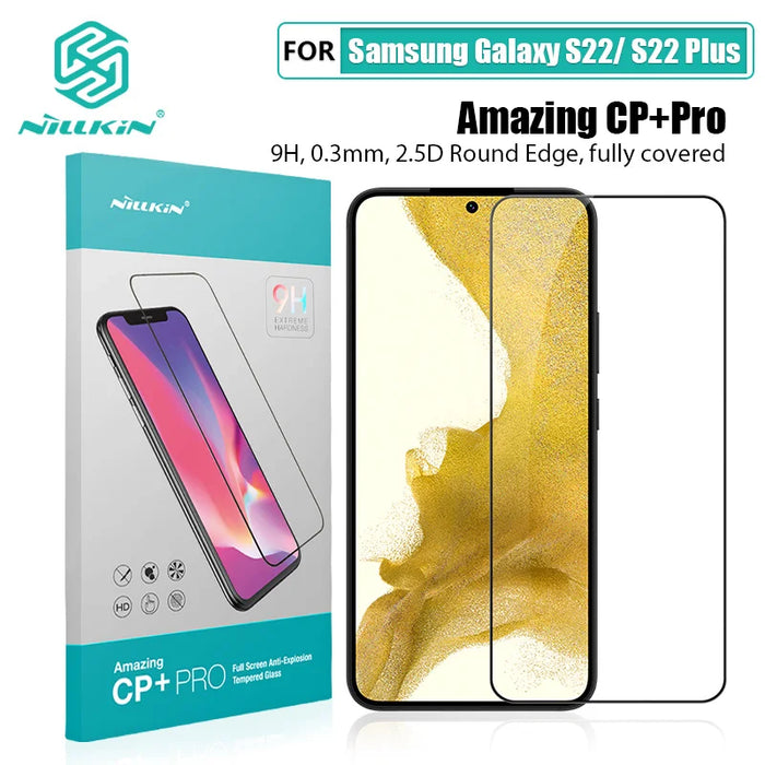 For Samsung Galaxy S22 Plus Glass Screen Protector For Samsung S23Plus NILLKIN Amazing H+Pro 2.5D Tempered Glass For Samsung S22 CP Plus Pro 2.5D
