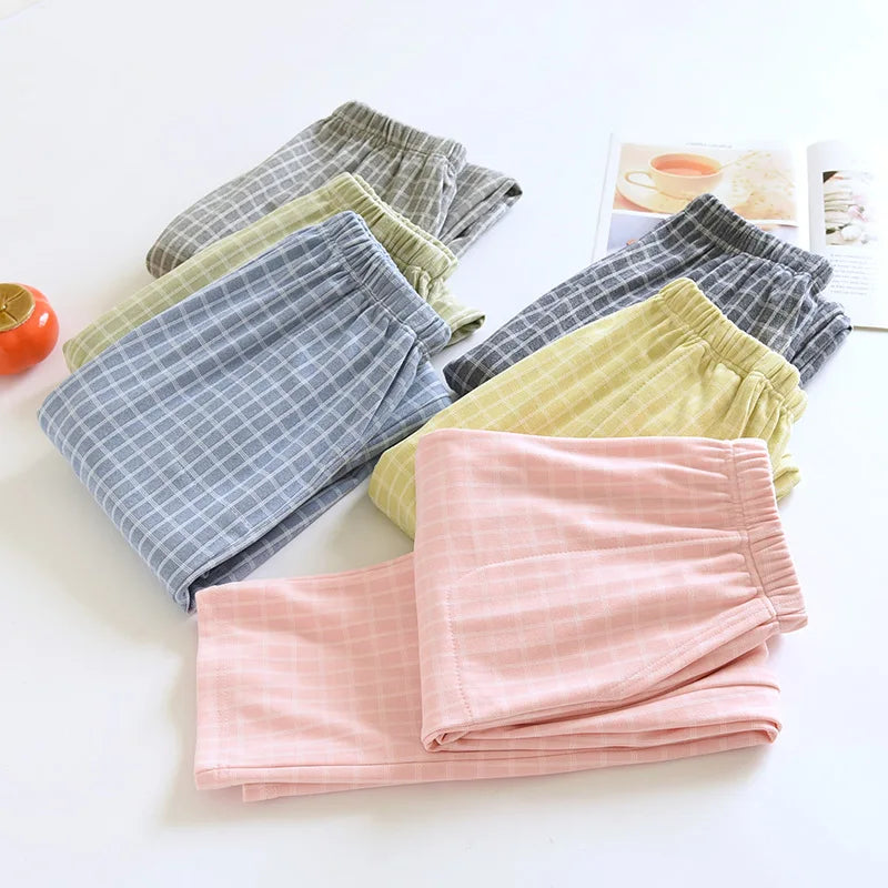 ខោ pajama ក្រាស់សម្រាប់ស្ត្រី រដូវស្លឹកឈើជ្រុះ និងរដូវរងាថ្មី ខោ pajama សម្រាប់ស្លៀកនៅផ្ទះ ខោរលុងសម្រាប់ស្លៀកពេលយប់ ខោសម្រាប់ស្លៀកពេលយប់សម្រាប់ស្ត្រី