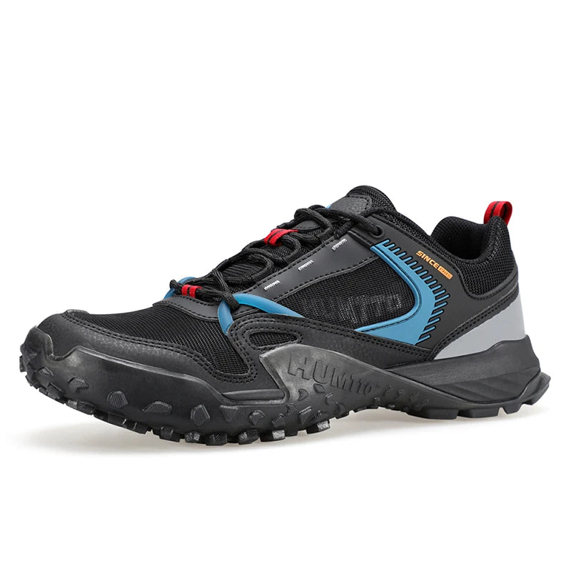 HUMTTO Summer Men's Sneakers Breathable Trail Shoes for Men Luxury Designer Sports Hiking Boots Man Outdoor Trekking Sneaker