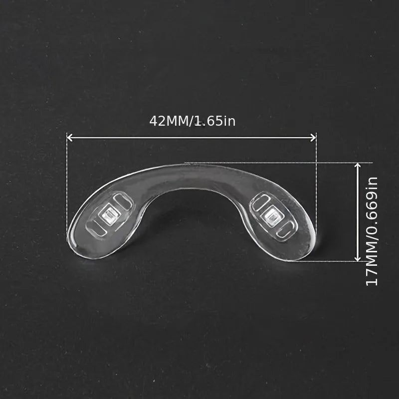 5pcs Comfort Glasses Nose Pads Set - Airbag Design for Pressure Relief, Anti-Slip and Easy Fixing, Nose pad,silicone material
