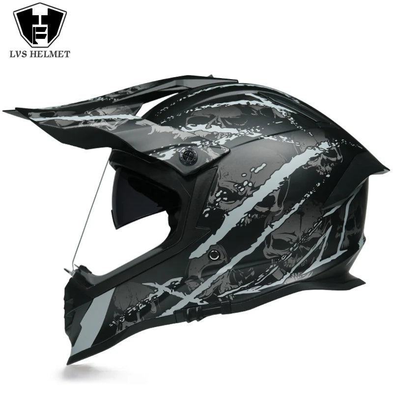 Motorcycle Helmet ATV Dirt Bike Downhill Cross Capacete Da Motocicleta Cascos Motocross Off Road Helmet With Lens