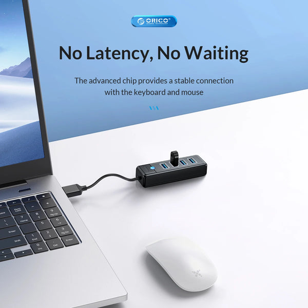 ORICO 5Gbps USB 3.0 HUB Colorful 4 Ports High Speed Mini Splitter OTG Adapter For Desk PC Computer Accessories HUAWEI Xiaomi