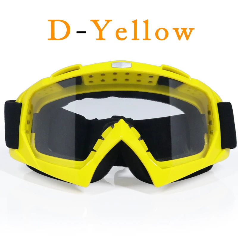Adult  Motocross Goggles Motorcycle goggles Glasses ATV Clear Lens Ski Helmet Googles Off-road for Kawasaki Oculos Gafas