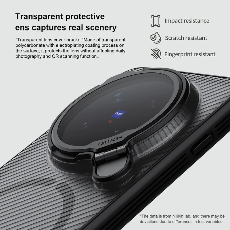 NILLKIN For Vivo X300 Pro Magsafe Case CamShield Prop With Transparent Camera Holder Back Cover for Vivo X300 Magnetic Cases