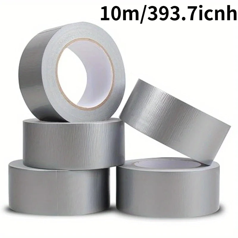 Heavy-duty Silvery Pipeline Tape,Easy to Tear,Strong Adhesive,for Tent,Pipeline Repair,Length 196.85inch,393.70inch,787.40icnh