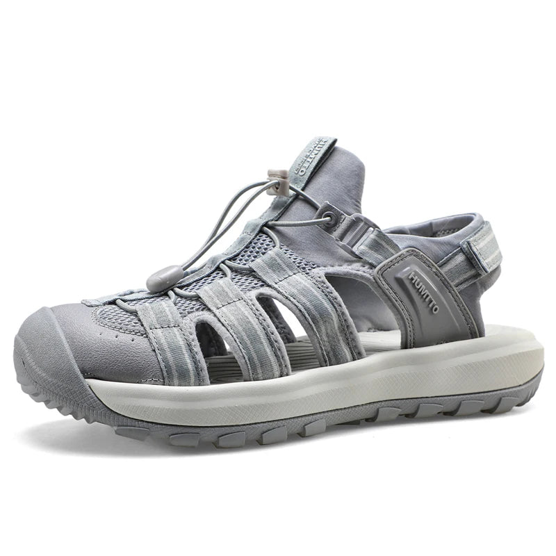 HUMTTO Outdoor Water Sneakers Quick-drying Beach Sandals 2026 Men Leather Hiking Camping Climbing Aqua Shoes Breathable for Mens