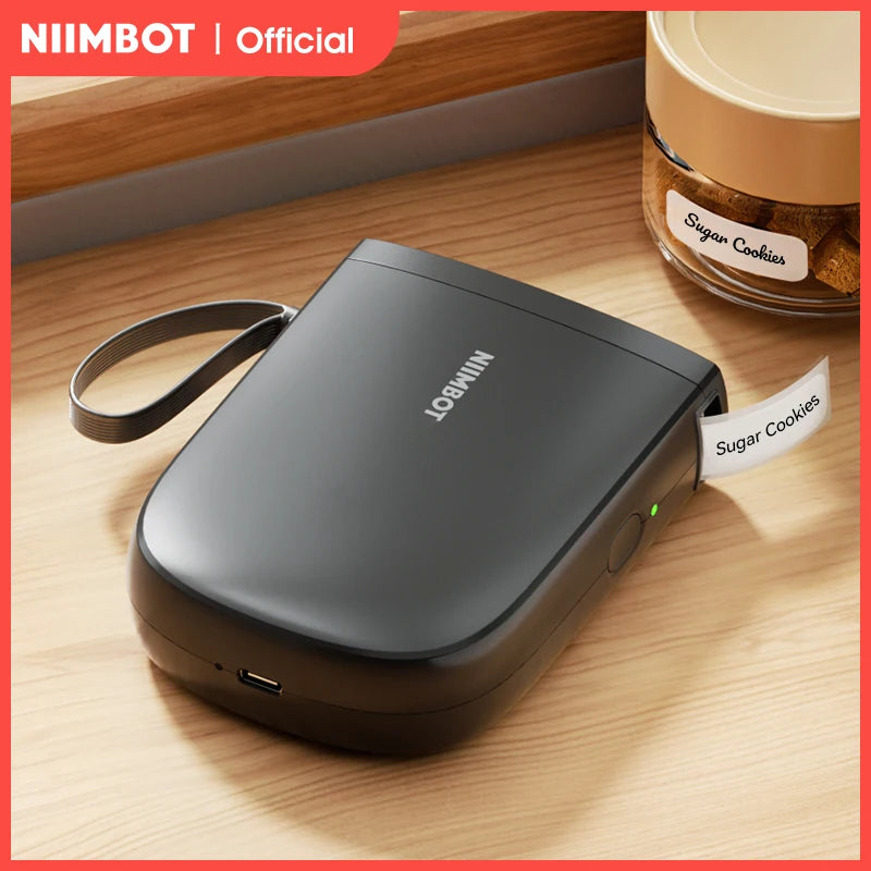 300dpi Niimbot D11 Mini Portable Thermal Printer New Version Adhesive Label Maker Max 50mm/s Printing Speed Sticker Printers