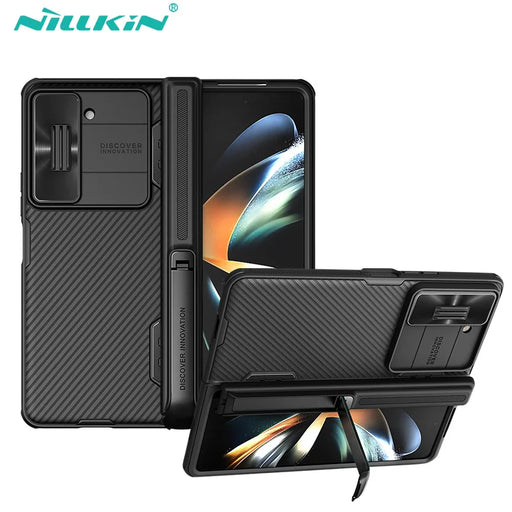 For Samsung Galaxy Z Fold 5 Case NILLKIN CamShield Fold Case 360°Full Protection Slide Camera Cover With Kickstand For Z Fold 5
