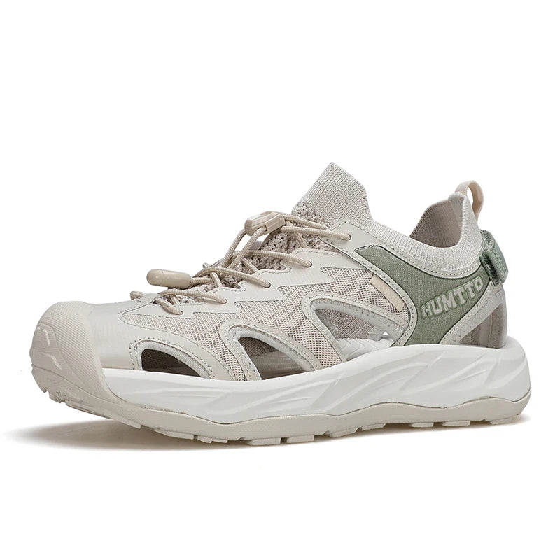 HUMTTO Summer Sandals New Style Sports Fashion Women's Anti-slip Quick-dry Outdoor Tracing Shoe for Woman Closed-toe Beach Shoes